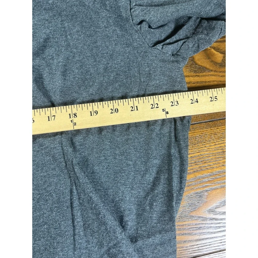 Polo Ralph Lauren Shirt Mens XXL Gray Black Pony V Neck Cotton Short Sleeve
